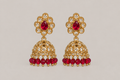 Red & Gold Jhumka