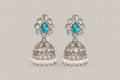 Turquoise Pearl Jhumka